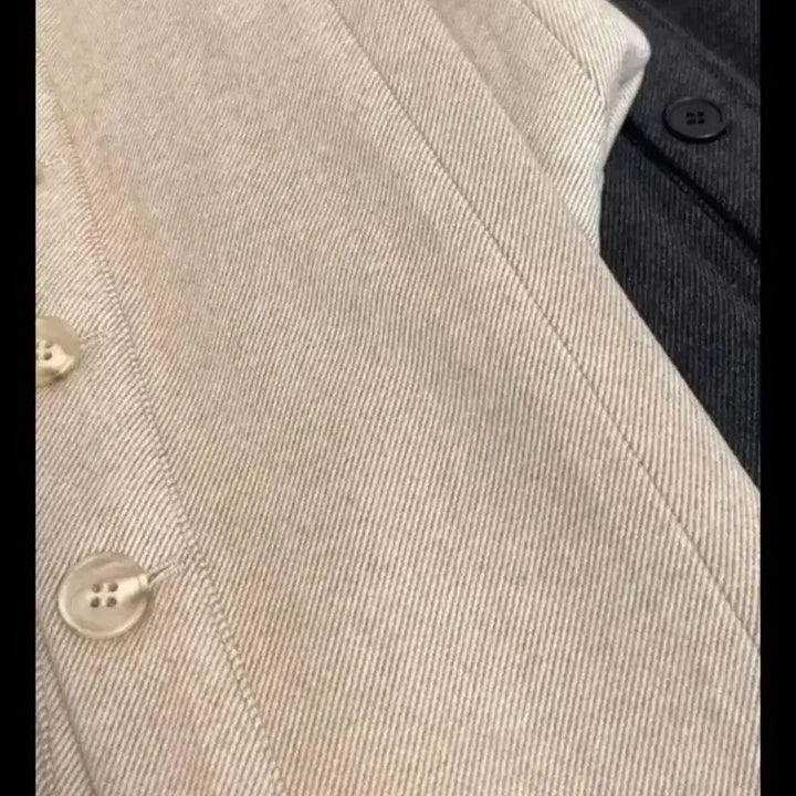 [BUNJANG] The Lauren Juliet Button Slacks Beige M / 더로랑 줄리엣 버튼 슬렉스 아담 m 베이지