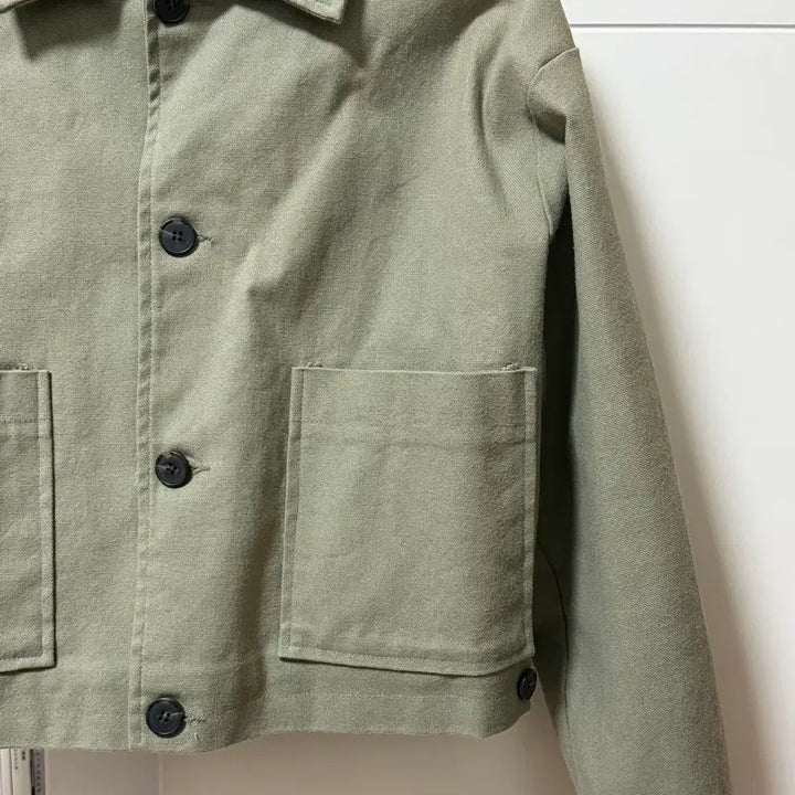 [BUNJANG] From Beginning Cropped Bomber Jacket Khaki / 여성자켓 크롭 봄자켓 카키 숏야상 모직자켓 봄버자켓 프롬비기닝 시야쥬