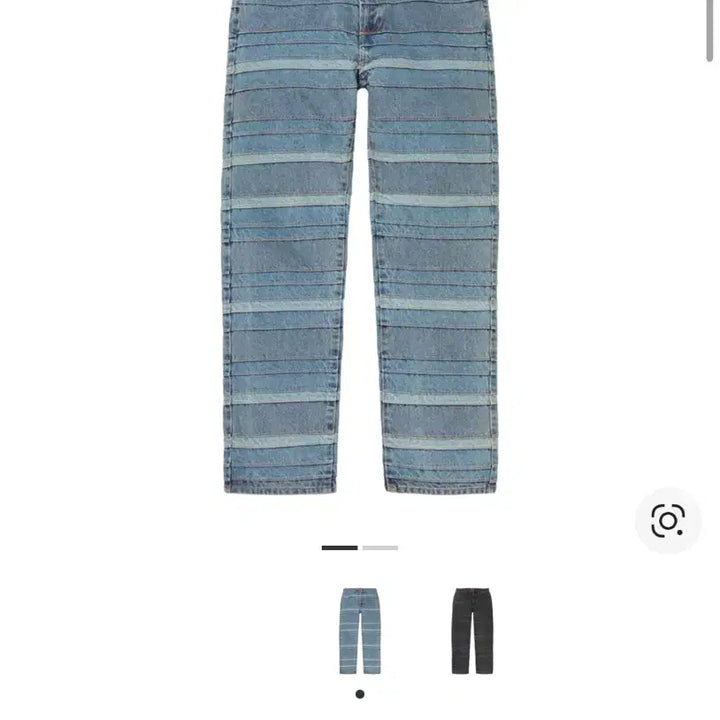 [BUNJANG] Supreme Layered Jeans Washed Blue 22FW / (새상품)슈프림 레이어드 진 워시드 블루 - 22FW
