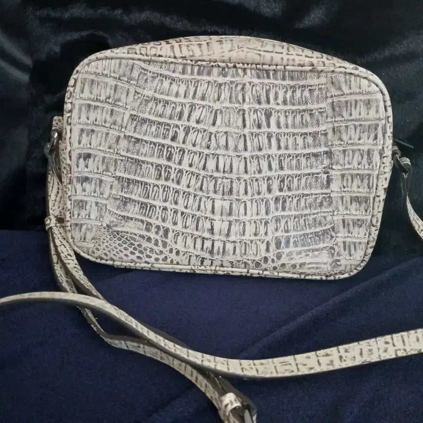 [BUNJANG] Esquire Crocodile Crossbody Bag / 에스콰이어 악어 크로스백