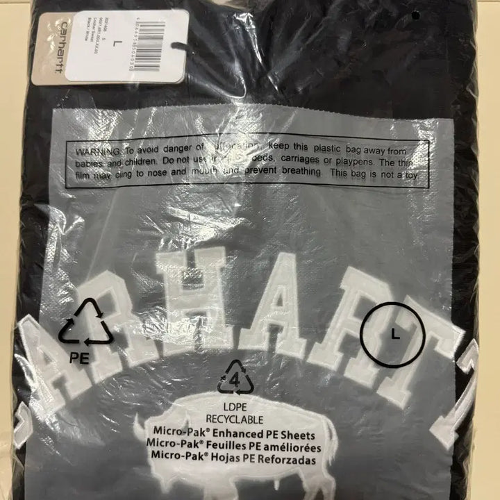 [BUNJANG] Carhartt WIP Locker Sweatshirt Black L / 새상품 칼하트 WIP 락커 스웨트셔츠 맨투맨 블랙 L사이즈 8.5만