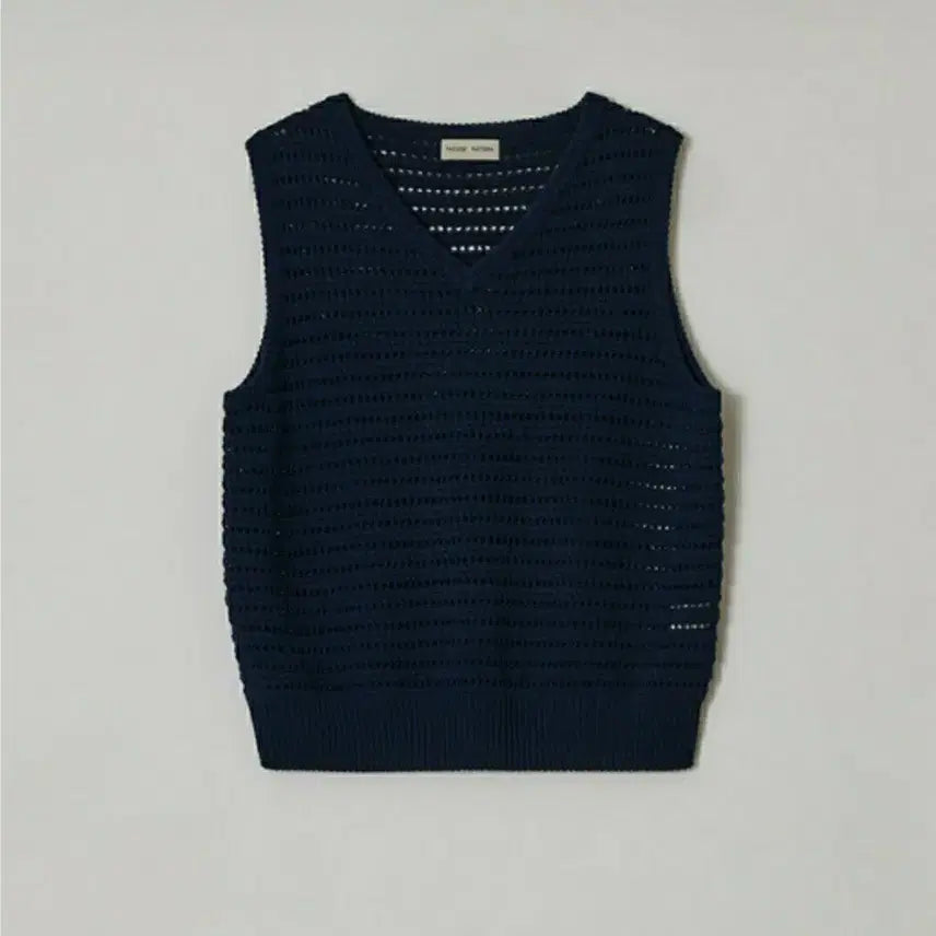 [BUNJANG] Facade Pattern Paper Breeze Knit (Navy) / 파사드패턴 페이퍼 브리즈 니트(Navy)