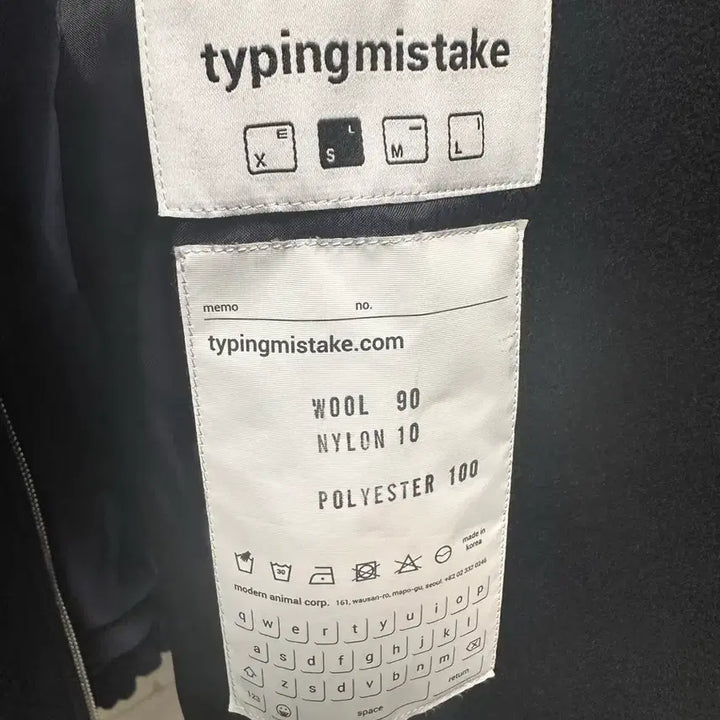 [BUNJANG] Typing Mistake Piping Blouson Size S / 타이핑미스테이크 파이핑블루종
