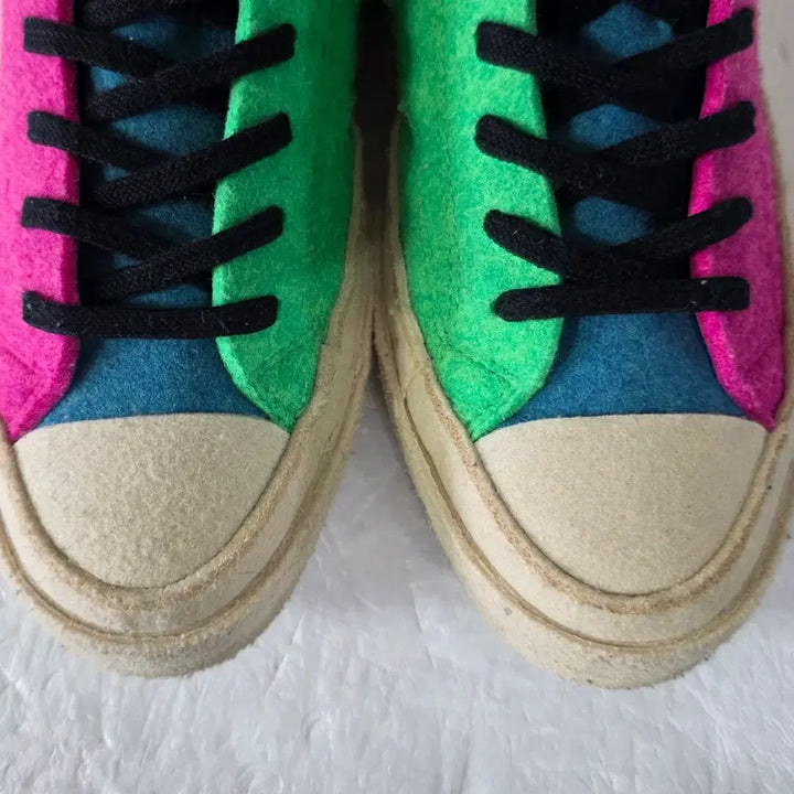 [BUNJANG] Converse x JW Anderson Chuck 70 High Felt Sneakers / [255] 컨버스xJW앤더슨 척70하이 펠트 푸시아퍼플아일랜드ㅡ단종매물