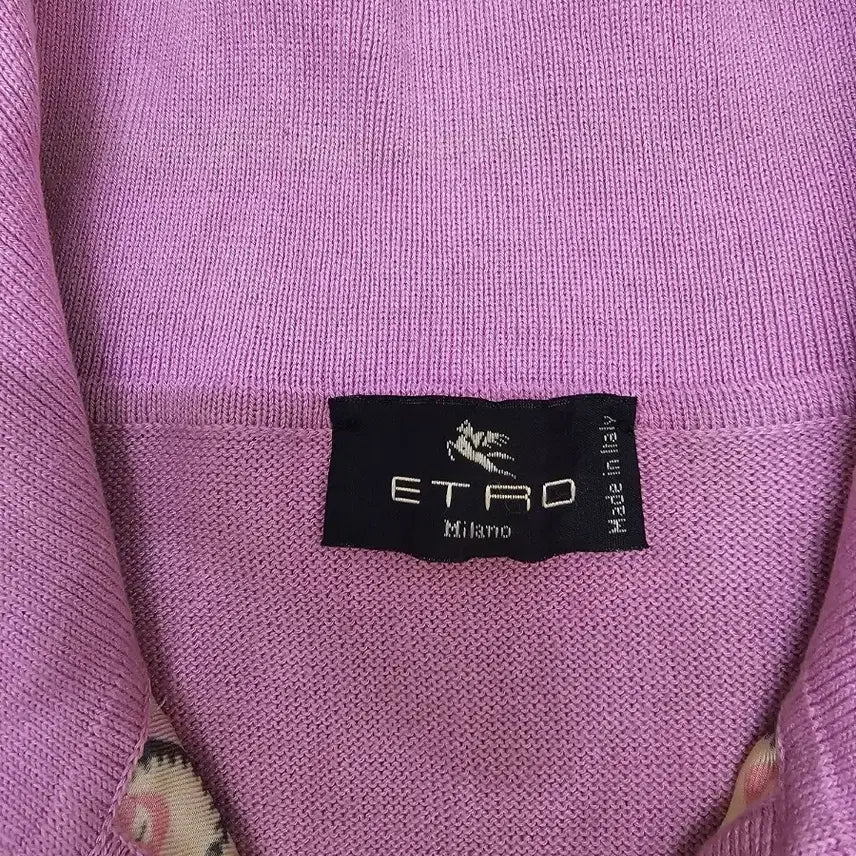 [SOLD OUT] 에트로 실크배색 티셔츠 55