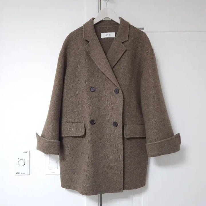 [BUNJANG] Platbase Oversized Fit Wool Handmade Coat / 플랫베이스 박시핏 울코트 핸드메이드코트