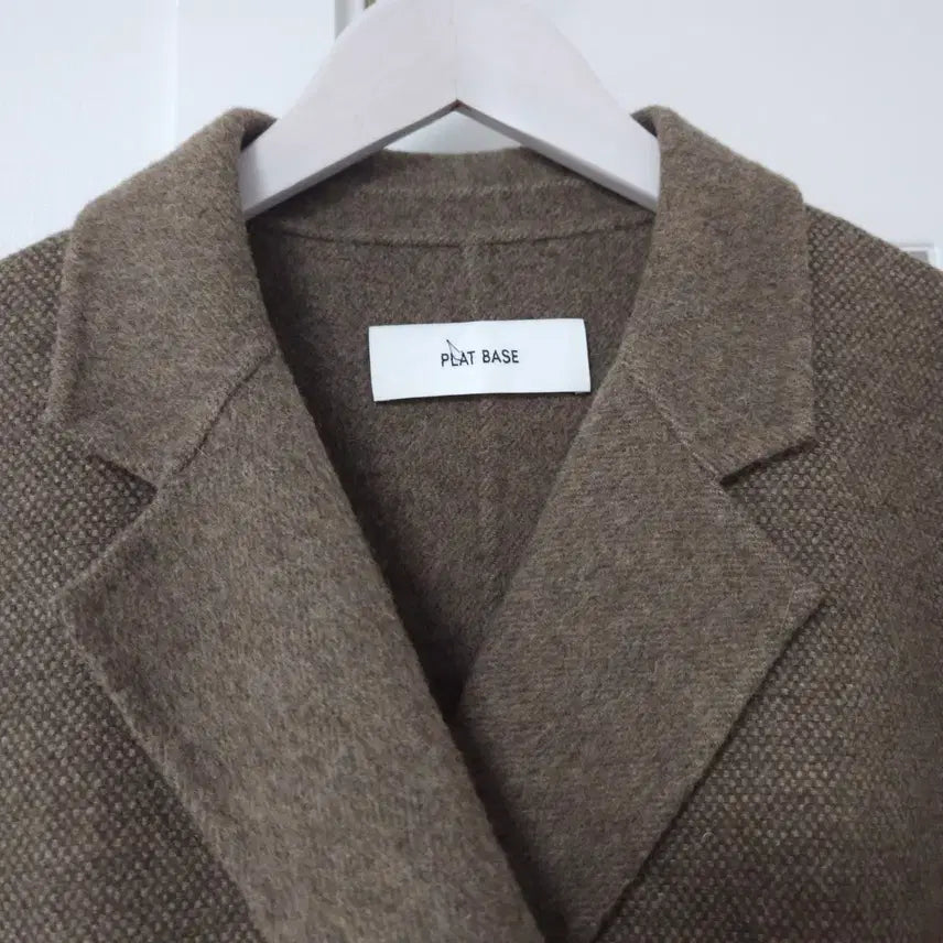[BUNJANG] Platbase Oversized Fit Wool Handmade Coat / 플랫베이스 박시핏 울코트 핸드메이드코트