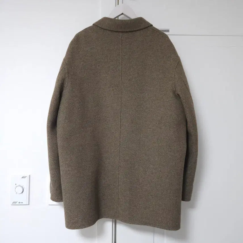 [BUNJANG] Platbase Oversized Fit Wool Handmade Coat / 플랫베이스 박시핏 울코트 핸드메이드코트