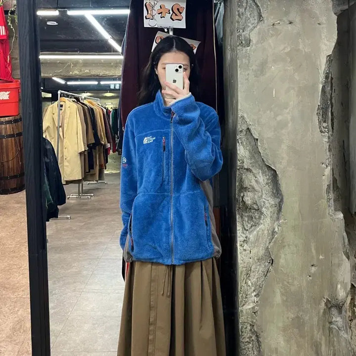 [BUNJANG] The North Face Fleece Jacket Blue M / 노스페이스 플리스 자켓 블루 M 