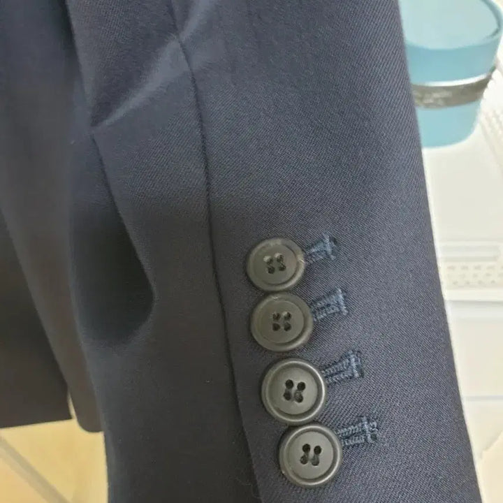 [BUNJANG] Custom Suit Navy Double-Breasted Set / 맞춤정장 상의105 하의34 네이비