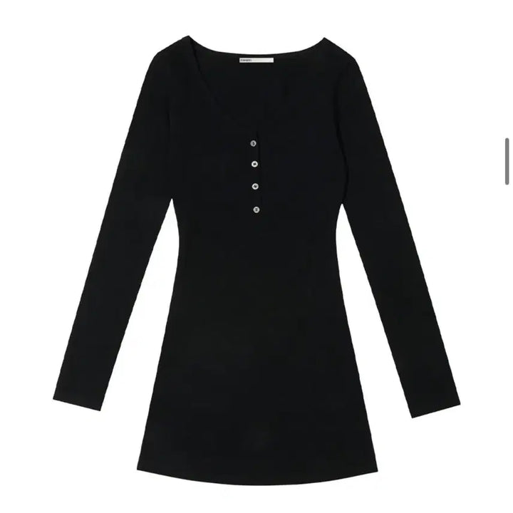 [BUNJANG] Bohemian Seoul V-Neck Button Dress / 보헤미안서울 V-NECK BUTTON DRESS 원피스