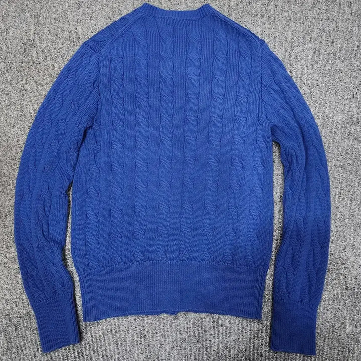 [BUNJANG] Polo Ralph Lauren Cable Knit Cardigan L / 폴로 랄프로렌 꽈배기 케이블 니트 가디건 L