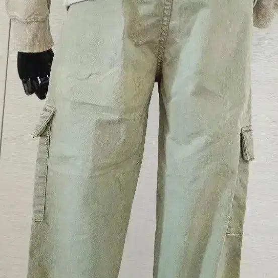 [BUNJANG] Mother Jean Cargo Cotton Pants / 마더진 카고 면바지