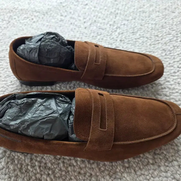 [BUNJANG] Tom Ford Suede Brown Loafers / 톰포드 스웨이드 브라운 남성 로퍼 us8.6