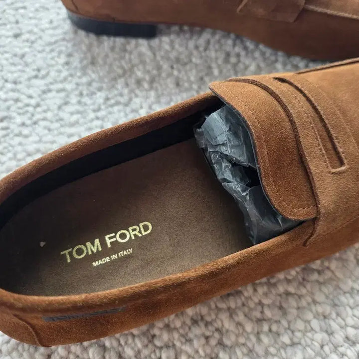 [BUNJANG] Tom Ford Suede Brown Loafers / 톰포드 스웨이드 브라운 남성 로퍼 us8.6