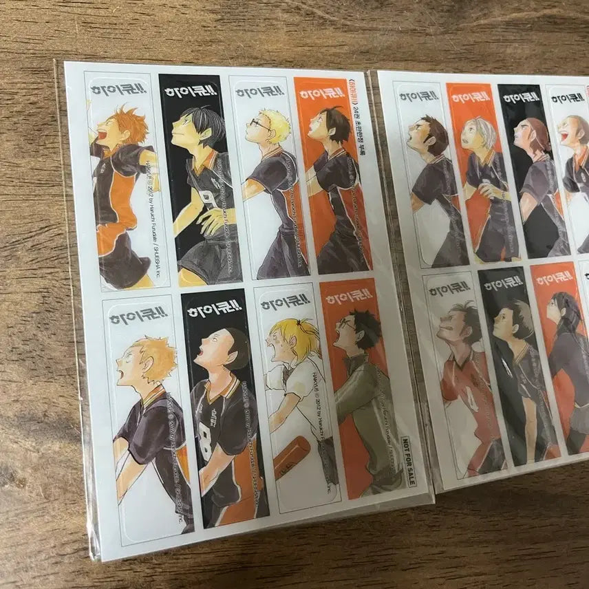 [SOLD OUT] 미개봉) 하이큐 24권 초판 한정 랜덤 책갈피 2종 일괄 특전 부록