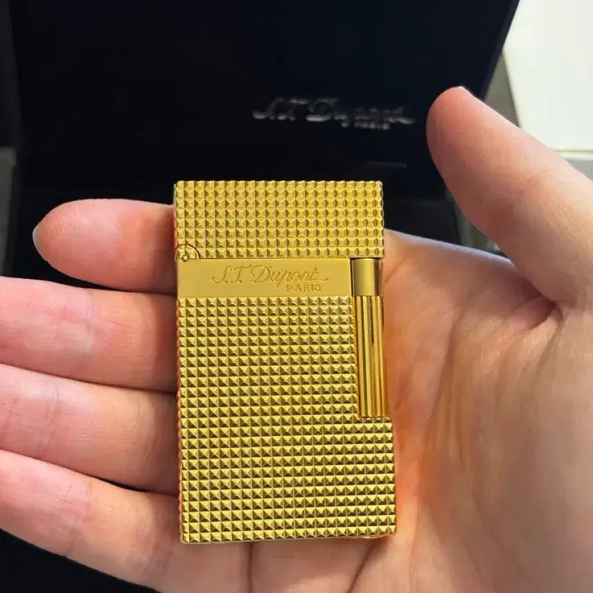 [BUNJANG] Dupont Ligne 2 Gold Lighter / 듀퐁라이터 라인2 금장 새상품
