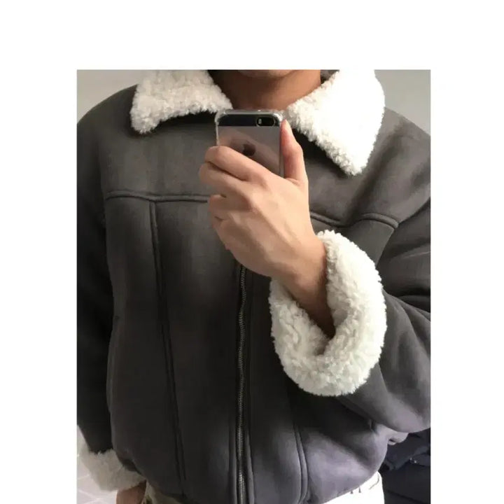 [BUNJANG] Unbranded New Mustang Jacket / 무스탕 새상품