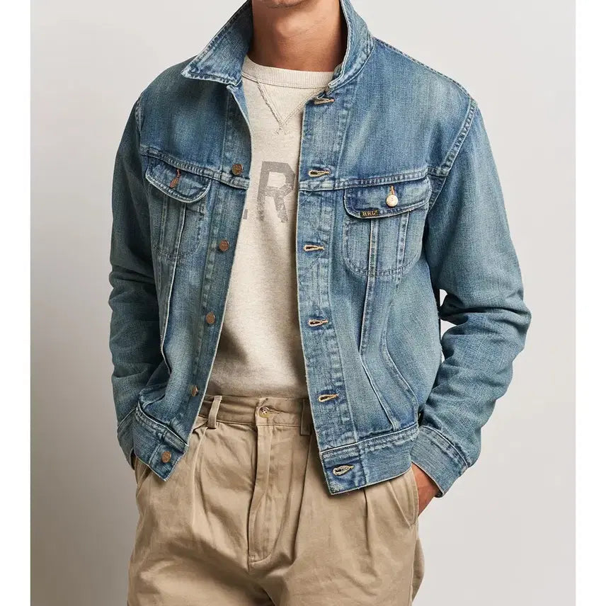 [BUNJANG] RRL LOT271 Leland Denim Trucker Jacket / [A+등급 XS] RRL 더블알엘 LOT271 리랜드 데님트러커자켓