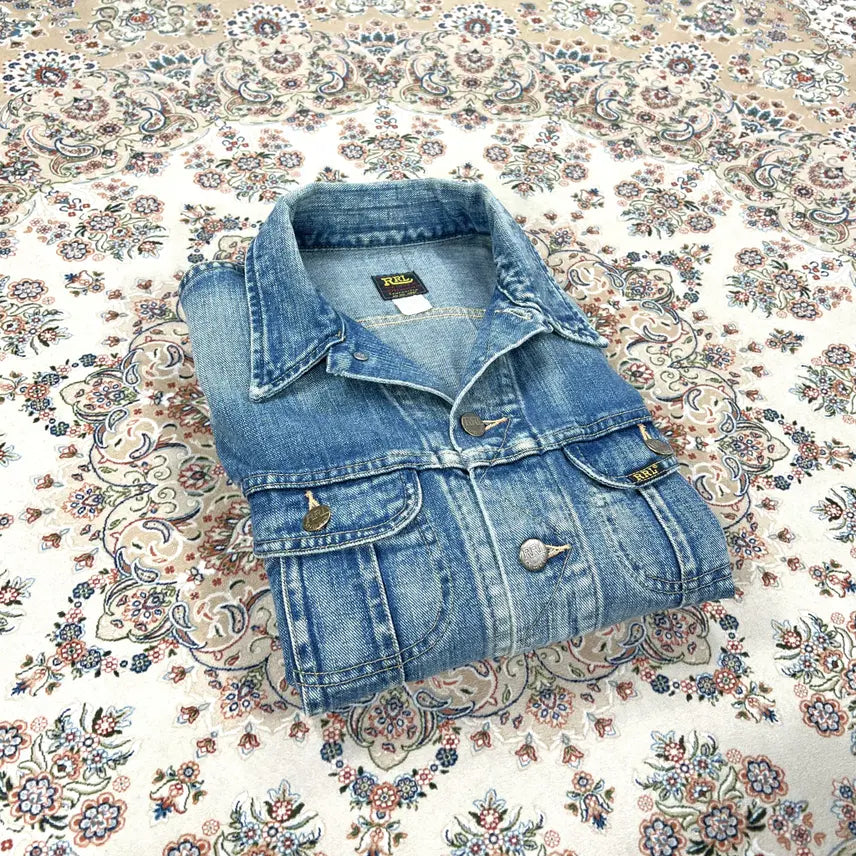 [BUNJANG] RRL LOT271 Leland Denim Trucker Jacket / [A+등급 XS] RRL 더블알엘 LOT271 리랜드 데님트러커자켓