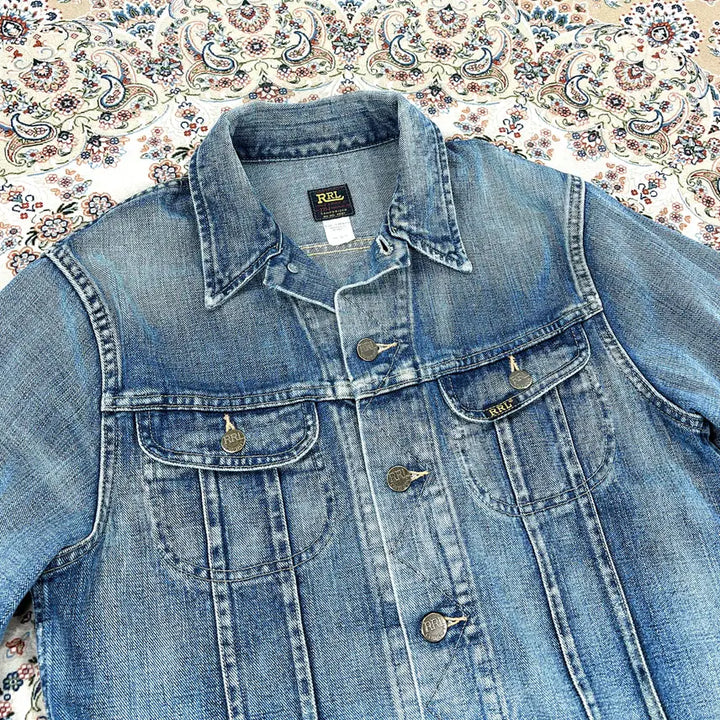 [BUNJANG] RRL LOT271 Leland Denim Trucker Jacket / [A+등급 XS] RRL 더블알엘 LOT271 리랜드 데님트러커자켓