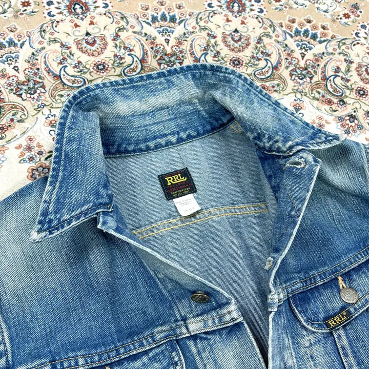 [BUNJANG] RRL LOT271 Leland Denim Trucker Jacket / [A+등급 XS] RRL 더블알엘 LOT271 리랜드 데님트러커자켓
