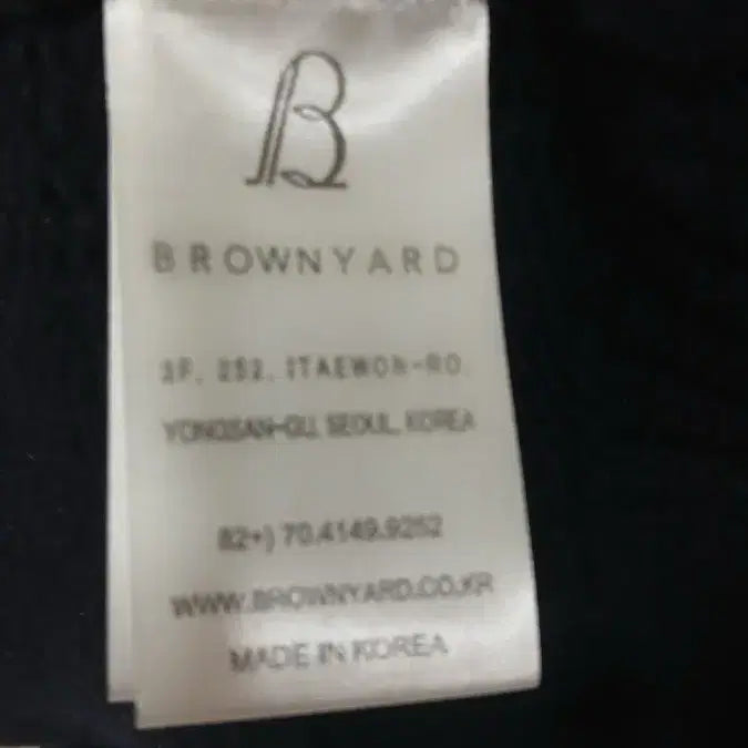 [BUNJANG] BROWNYARD V-Neck Knit Sweater / BROWNYARD 브라운야드 V넥니트 1사이즈 상태좋음
