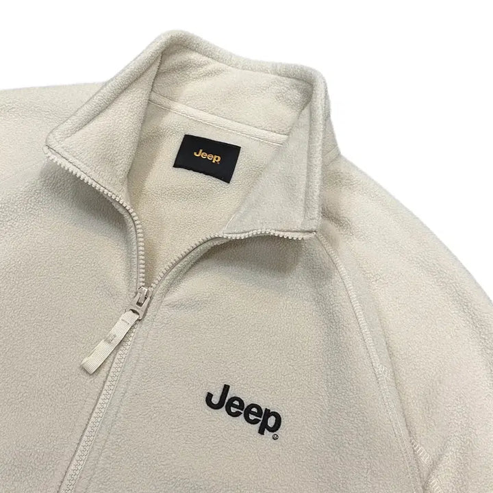 [BUNJANG] Jeep Embroidered Fleece Zip-Up Jacket / Jeep 지프 자수 플리스 집업