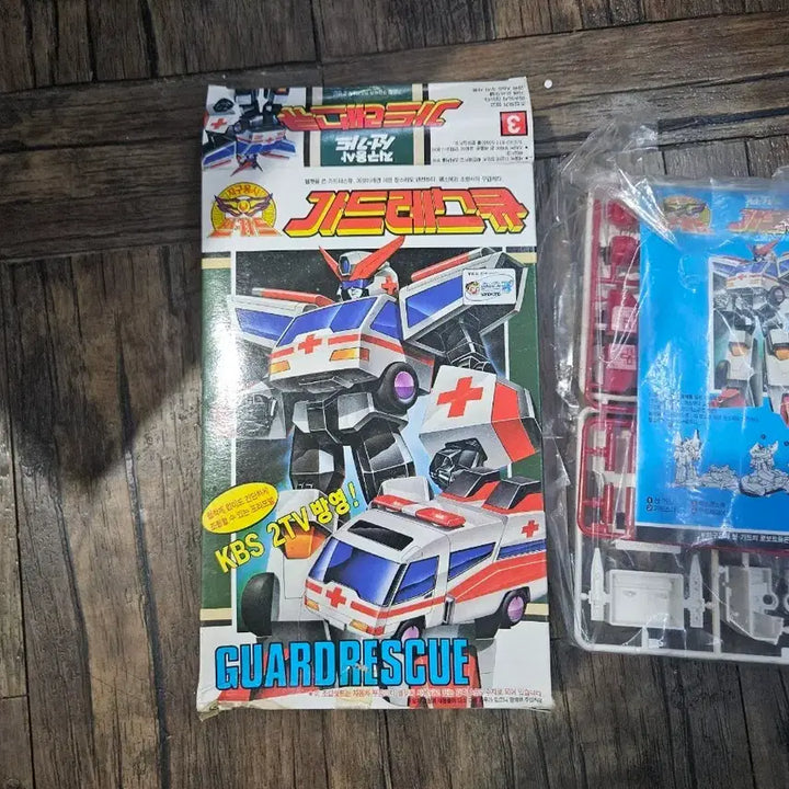 [BUNJANG] Gaorangers Guard Rescue Model Kit / 가드레스큐 프라모델 조립세트 미개봉