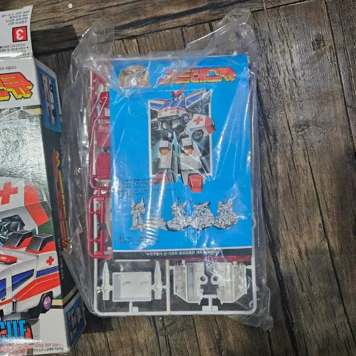 [BUNJANG] Gaorangers Guard Rescue Model Kit / 가드레스큐 프라모델 조립세트 미개봉