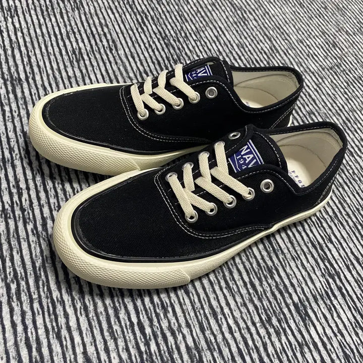 [BUNJANG] Shoopen Basic Low Sneakers Black (240) / 슈펜 베이직 로우 스니커즈 블랙 (240)
