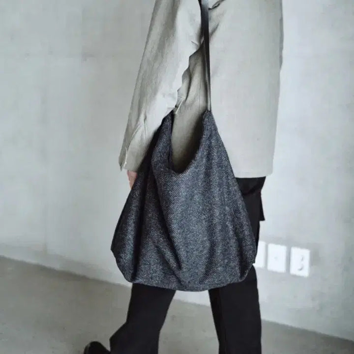 [BUNJANG] Mono Prive Textured 2-Way Tote Bag / 모노프리베 textured 2way 토트백