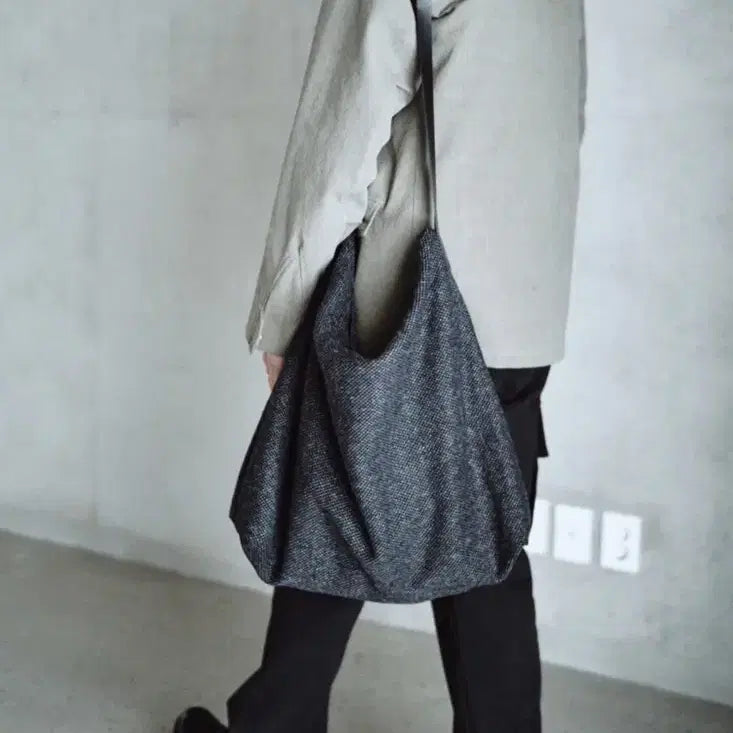 [BUNJANG] Mono Prive Textured 2-Way Tote Bag / 모노프리베 textured 2way 토트백