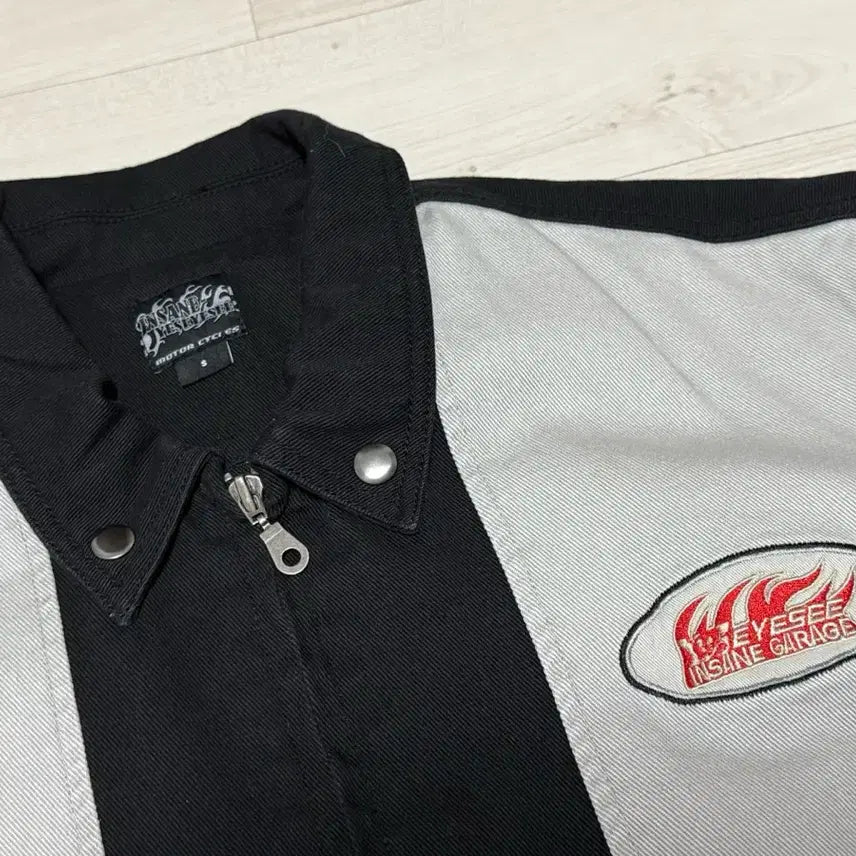 [SOLD OUT] 인세인개러지 X 예스아이씨 모터사이클 자켓