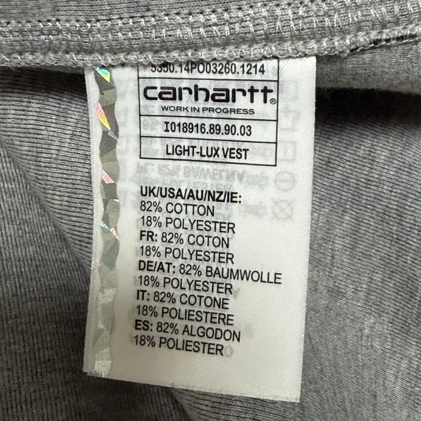 [BUNJANG] Carhartt Black Vest / 칼하트 블랙 조끼 집업 베스트