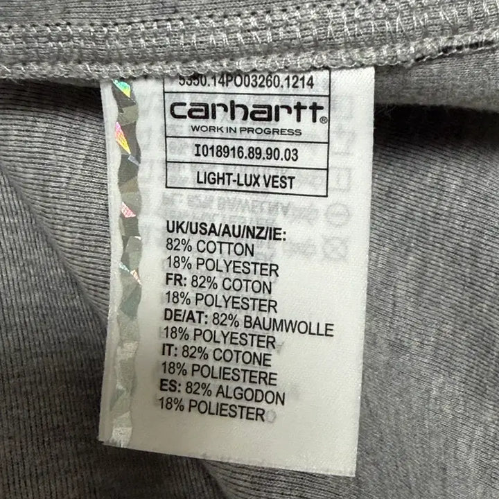 [BUNJANG] Carhartt Black Vest / 칼하트 블랙 조끼 집업 베스트