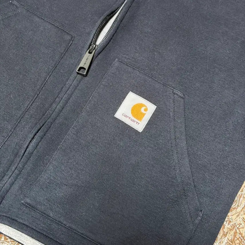 [BUNJANG] Carhartt Black Vest / 칼하트 블랙 조끼 집업 베스트