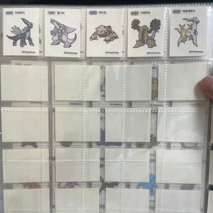 [BUNJANG] Pokemon Tteokbokki Stickers 55-Piece Set / 포켓몬 띠부씰 55종