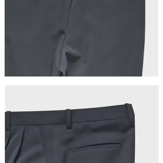 [BUNJANG] Teulyeong Belted All Day Three-Tuck Pants_Charcoal XL / 틀영 벨티드 올데이 쓰리턱 팬츠_Charcoal XL