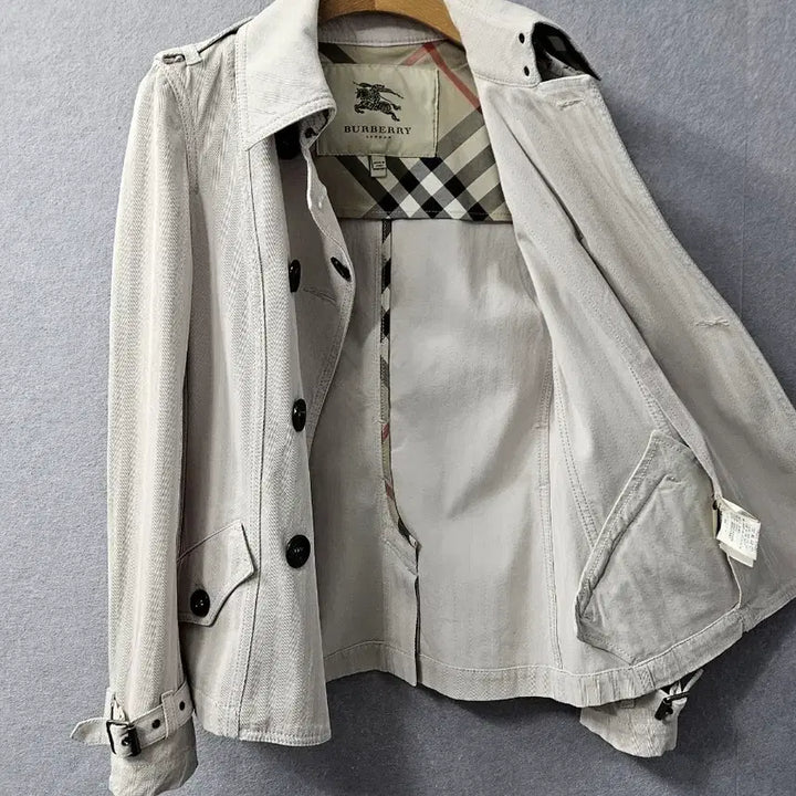 [BUNJANG] Burberry Beige Short Trench Coat / 버버리 베이지 숏트렌치