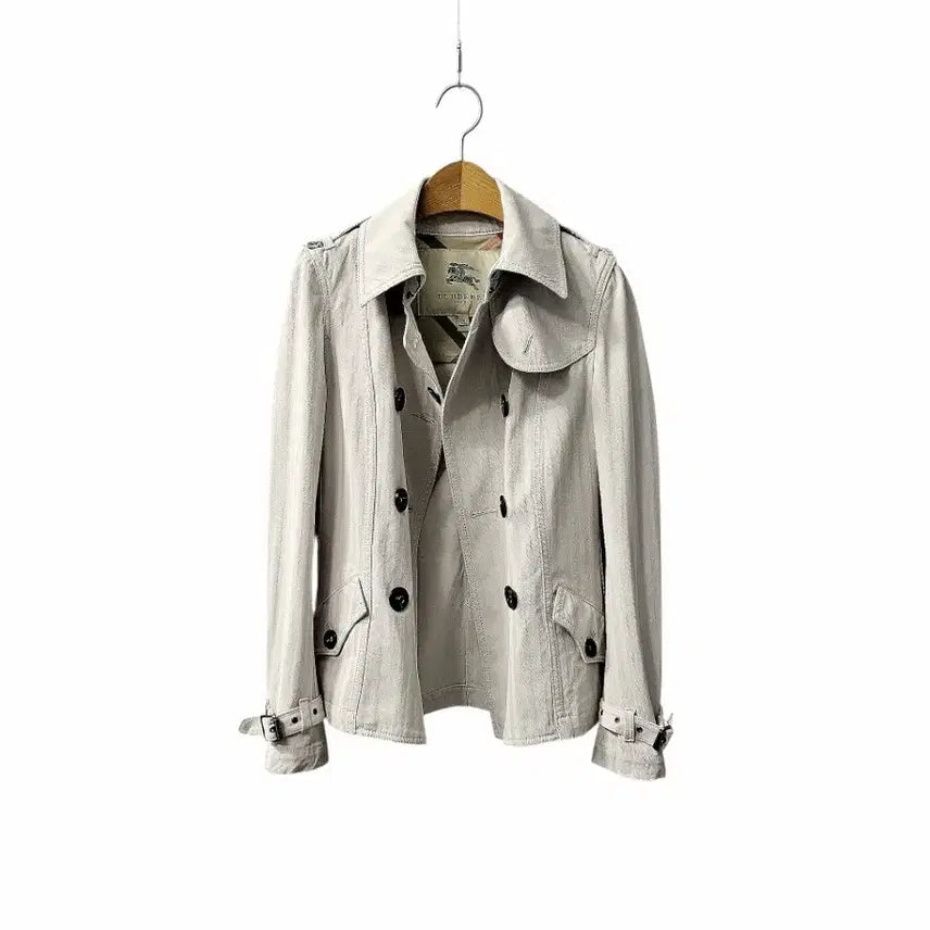 [BUNJANG] Burberry Beige Short Trench Coat / 버버리 베이지 숏트렌치