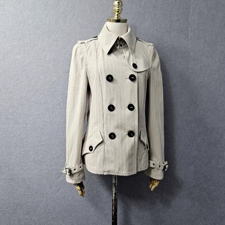 [BUNJANG] Burberry Beige Short Trench Coat / 버버리 베이지 숏트렌치