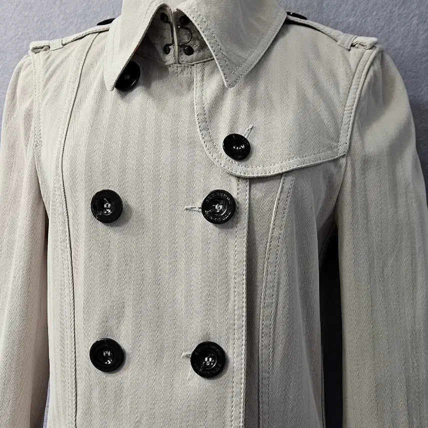 [BUNJANG] Burberry Beige Short Trench Coat / 버버리 베이지 숏트렌치