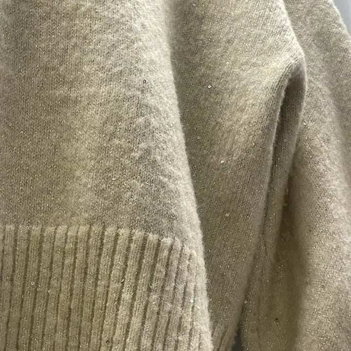 [BUNJANG] Thursday Island Ivory V-Neck Knit Cardigan / 써스데이아일랜드 아이보리 브이넥 니트 가디건