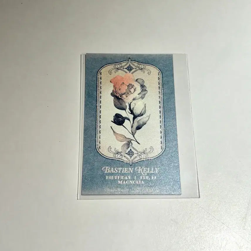 [BUNJANG] Akune no Ko Bastien Kelly 4th Anniversary Animate POB Photocard / 아쿠네코 바스티앙 켈리 4주년 애니메이트 특전 포토카드
