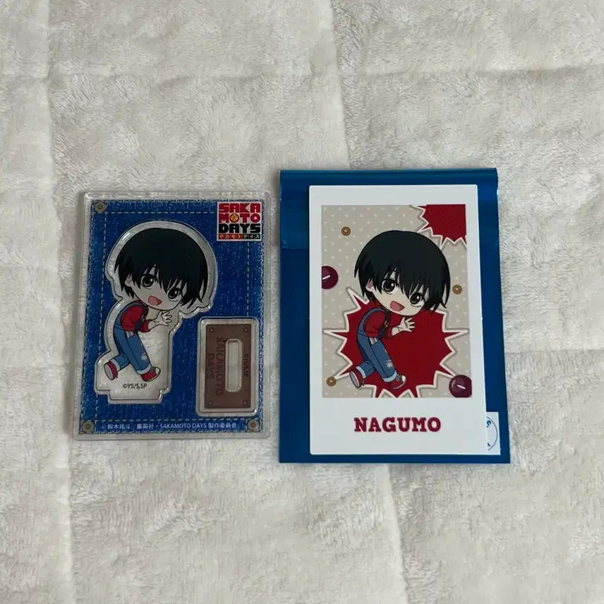 [BUNJANG] Sakamoto Days Nagumo Denim Acrylic Set / 사카모토데이즈 데님 미니 아크릴 나구모 세트