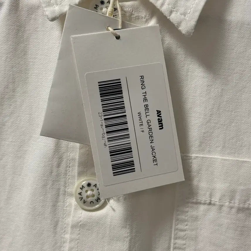 [SOLD OUT] 아밤홈 가든 자켓 화이트 새상품 avamhome