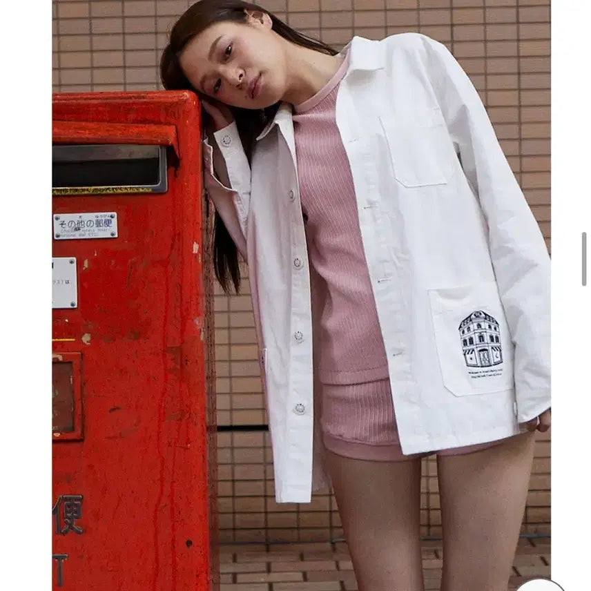 [SOLD OUT] 아밤홈 가든 자켓 화이트 새상품 avamhome