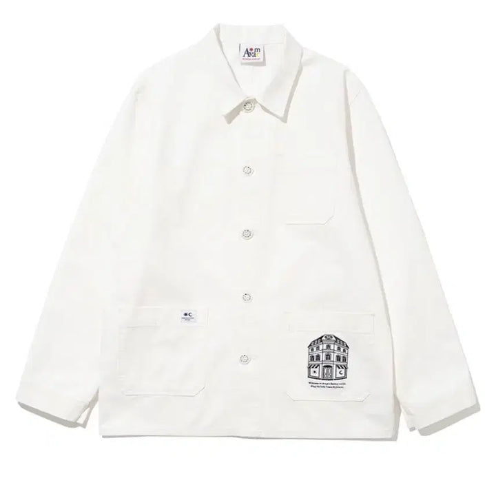 [SOLD OUT] 아밤홈 가든 자켓 화이트 새상품 avamhome