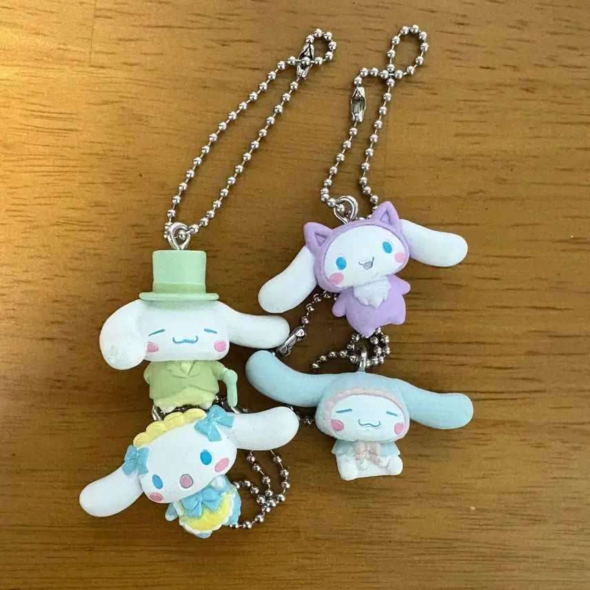 [BUNJANG] Sanrio Cinnamoroll Sweet Lolita Gacha Keyring Bundle / 시나모롤 스위트 로리타 가챠 키링 일괄
